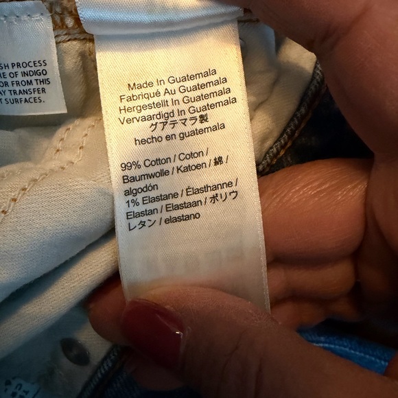 J.Crew Billie Demi Boot Crop Jeans 9” High Rise Button Fly Raw Hem 28 - Picture 8 of 11